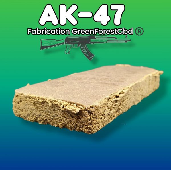 ak-47 hash CBD pas cher. Haschisch ou résine de cannabis sativa L .CBD 40%. Fabriqué par Green Forest Cbd® en France