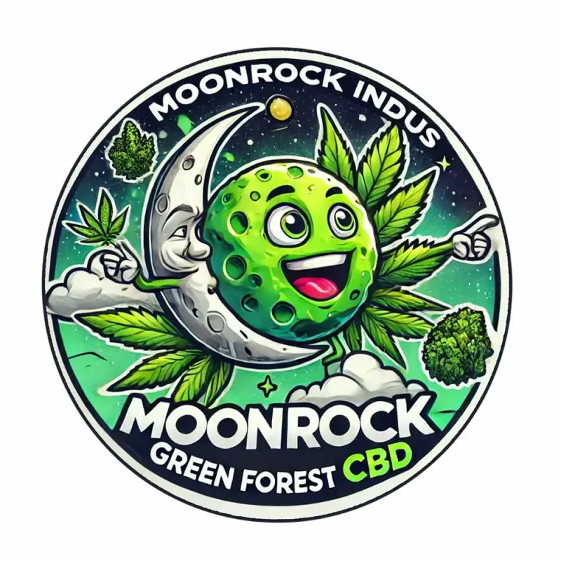 Logo du MoonRock au CBD: Fleurs & résine + skuff de CBD , sur la boutique GreenForestCBD.fr