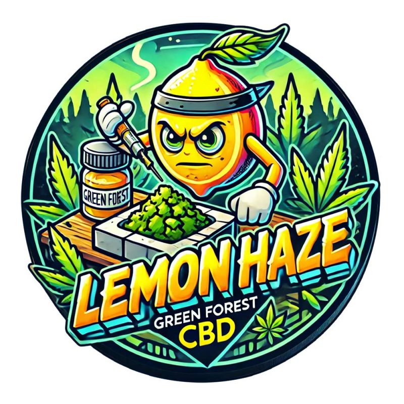 Logo de la Fleur de CBD: Lemon Haze CBD, disponible sur GreenforestCBD.fr